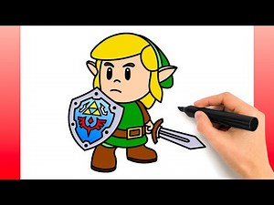 ゼルダの伝説からリンクを描く方法（簡単な描画チュートリアル）
