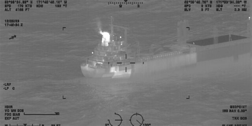 A lithium-ion battery fire in a cargo ship’s hold is out after several days of burning