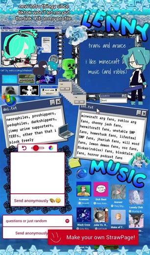 creds for other Andre art: aftonsparv on Pinterest #introduction #andrew2002 #minecraftarg #fyp
