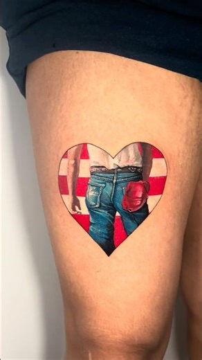 ❤️ Heart Frame Cowboy Tattoo | Photo Realism Western Style Ink