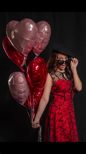 A little love, a little glam, and a whole lot of heart ❤️✨ Valentine’s Day 2026, but make it Parisian chic. #valentinesday #AbiG #fyp #parisianvibes #photoshoot by @showtimephotography @image_models_int