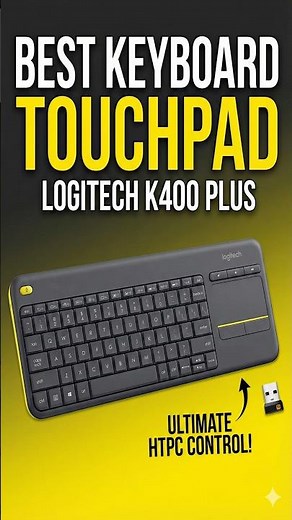 Logitech K400 Plus – Best Wireless Keyboard for Smart TV & PC! 🔥