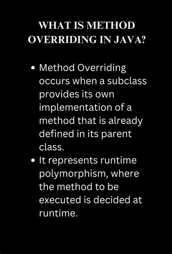 Java Interview Question #26: What is Method Overriding in Java? | Logic Ladder