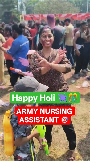 Sonu ma'am Holi Dance... Army Nursing Assistant online classes #nursingassistant