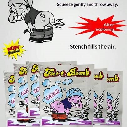 1/5/10/20/30/50/100pcs New Toy Hand Grenade Fart Bomb Prank Stink Bomb Gag Gift Funny Joke Toy For April Fool''s Day, Scary Prank For Students | SHEIN