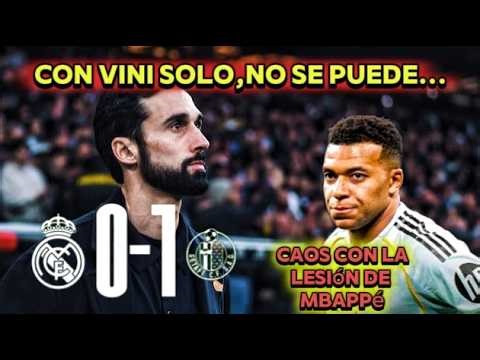 CON VINI SOLO, NO SE PUEDE... Caos con la lesión Mbappé