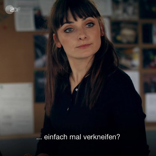 Kommissaranwärterin Franziska hat sogar einen Waffenschein für ihr Mundwerk. | ZDF