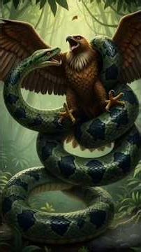 Anaconda vs Hawk 😱🔥 | Unbelievable Jungle Battle! #shorts#viral