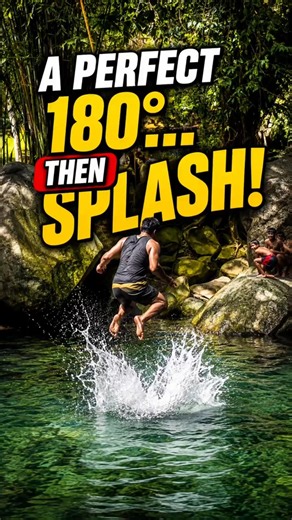 A Perfect 180°... Then SPLASH! 💦
