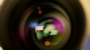 Openening and closing shutter of a camera - Free Stock Video