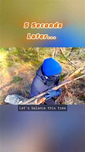 Instant Regret #bushcraft #fail #funny