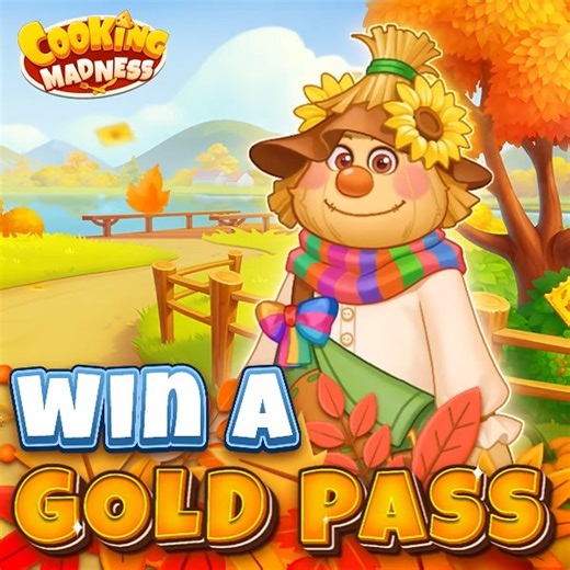🎁 𝐈𝐭'𝐬 𝐭𝐢𝐦𝐞 𝐭𝐨 𝐖𝐈𝐍 𝐚 𝐆𝐎𝐋𝐃 𝐏𝐀𝐒𝐒! 🎁 Entry rules: Climb 20 tiers in the Harvesting Fields Pass, take a screenshot of your progress, and leave it in the comments below!👇 3 lucky chefs will be randomly chosen to win a Golden Ticket! The contest ends on November 13th 2025❗ Don't forget to let your friends and teammates know about this awesome contest! 🙋🙋 #CookingMadness iOS: https://apple.co/3HJzbK6 Android: https://bit.ly/CookingMadnessAndroid Official Fan Group: https://bit