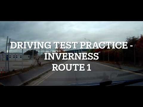 Driving Test Practice Route 1 - Inverness Longman Drive