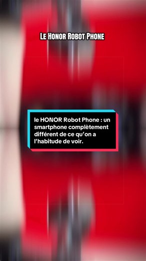 le HONOR Robot Phone : un smartphone complètement différent de ce qu’on a l’habitude de voir. #honorobotphone #honor #android #androidphone #london🇬🇧
