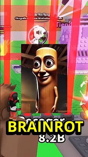 Agarro su BRAINROT y me convierte en PAJARO 🐦😳 #roblox #brainrot #humor