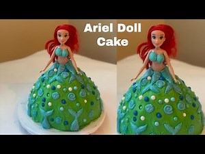 How to make a little Mermaid Ariel cake by Flavour Hour