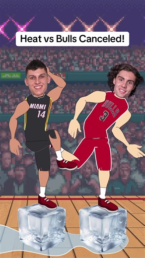 The Heat vs Bulls NBA Game was Canceled due to a wet floor! #pointguardstiktokcontest #nba #basketball #nbatiktok #chicagobulls