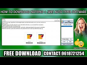 Download Auto Typing Software For Free | Download Free Auto Typer for PC