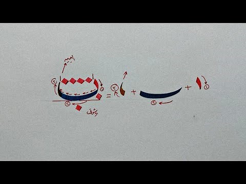 خط النسخ | حرف الباء