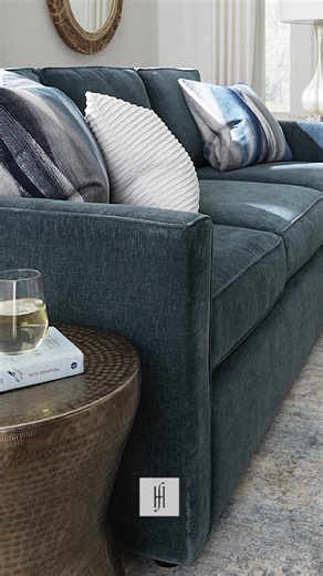 Havertys Furniture on Instagram: "Experience the comfort and versatility of our Shiloh sectional. It's a perfect fit for any space! #versatilecomfort #sectional #livingroomdecor"