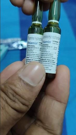 #thiamine #injection #intravenous #hospitalized #nursing #anmnursing #bscnursing #gnmnursing