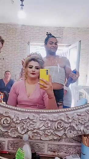 Blonde Curly Updo Tutorial in a Chic Salon