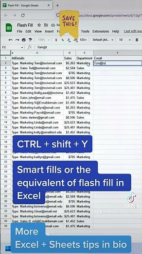 Google sheets tip and secret to copy fill down