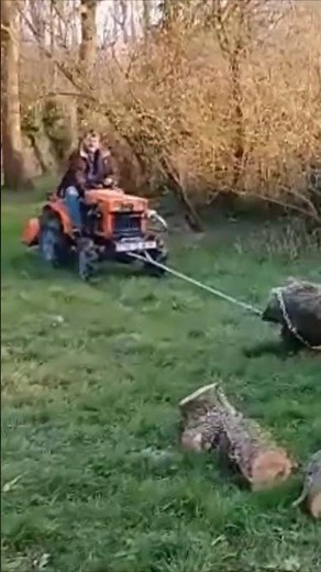 Le micro tracteur Kubota B7001 en action