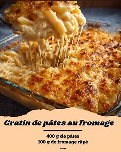 🍝🧀 Gratin de pâtes au fromage ultra fondant et rapide Simple, crémeux et prêt en un rien de temps 😋 Le plat idéal pour un dîner express et réconfortant à souhait ! 👉 La recette est dans le 1er Coʍmеոτaire 💬 | Cuisine de julia