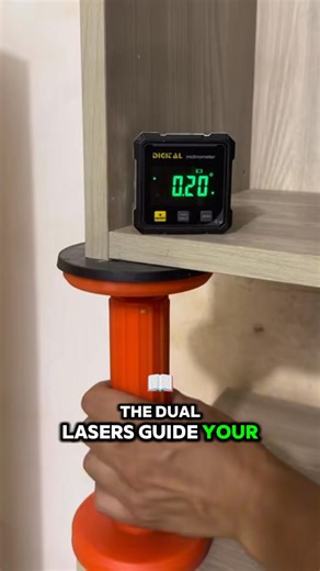 13K views · 68 reactions | DEAD ON ACCURACY.  Stick this magnetic Digital Level to any surface for instant, perfect angles. STOP GUESSING. START MEASURING. GET YOURS!  https://quickmechtools.com/products/magnetic-digital-slope-leveler #quickmechtools #fyp #Woodworking #DIYHacks #PerfectAngle | Quickmechtools | Facebook