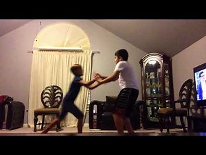 Wrestling with my cousin 😅😅😅