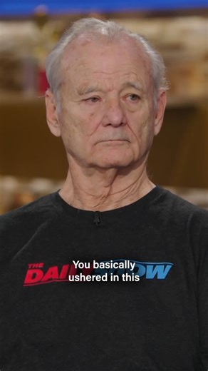 Bill Murray reflects on his journey from blockbuster movie star to indie film darling | The Daily Show