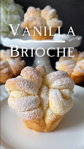 Ad | Vanilla Brioche Recipe 🤍 (in the Description)