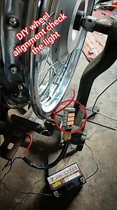 DIY wheel alignment check in light! #youtube #shorts #foryou