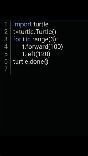 How to Draw an Equilateral Triangle Using Python Turtle | Coding Tutorial
