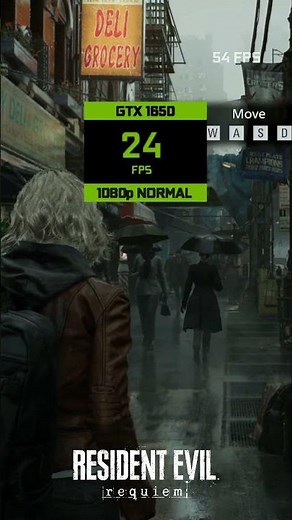 Nvidia GTX 1650 in Resident Evil Requiem from Lowest to Max Settings #shorts #gtx1650 #benchmark