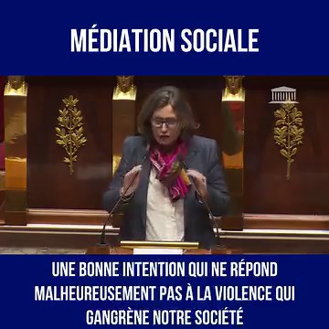 Médiation sociale : une bonne intention qui ne répond malheureusement pas à la violence qui gangrène notre société... Madame la présidente, Madame la ministre, Monsieur le rapporteur, Chers collègues, Le secteur de l’intervention sociale a vu se développer, depuis quelques années, de nouveaux métiers comme la médiation sociale, longtemps cantonnée aux fameux « grands frères » de nos quartiers pudiquement qualifiés de « difficiles ». Les institutions sociales, qui ont souvent des budgets limités,
