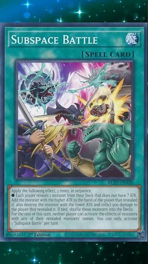 Subspace Craft #yugioh #yugiohtcg #yugiohcards