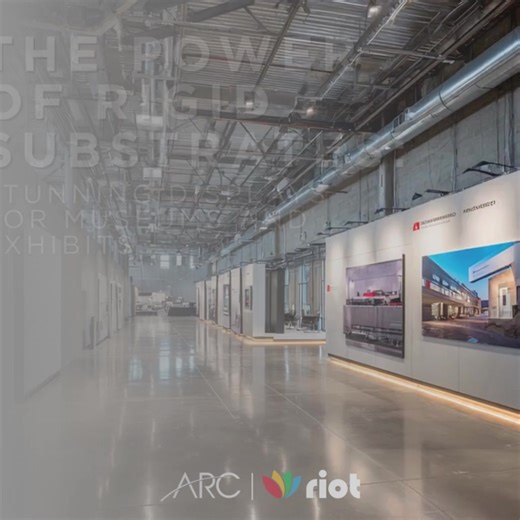 Transform Your Museum and Installation Spaces with Rigid Substrates 🎨 🖼️ ✨ Museums, galleries, and exhibit spaces rely on every detail to make an impression. At ARC and Riot, the right materials can turn a display into an experience. Rigid substrates are versatile, visually impactful tools that create immersive environments that captivate visitors. Here’s why they matter and why we’re the partner you need: What Are Rigid Substrates Made Of? Rigid substrates include foam board, PVC, acrylic, Ga