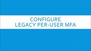 How to enable MFA for M365 users