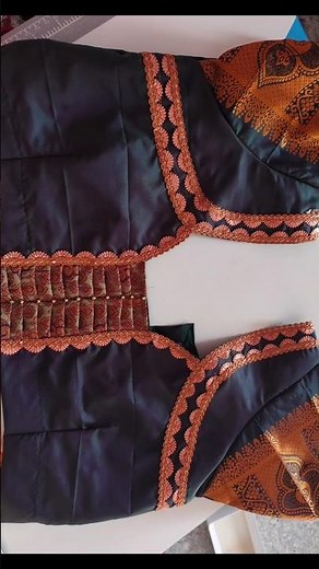 "Simple Blouse Back Neck Design|Easy Stitching Tutorial for Beginners 👗"#simpleblousebackneckdesign