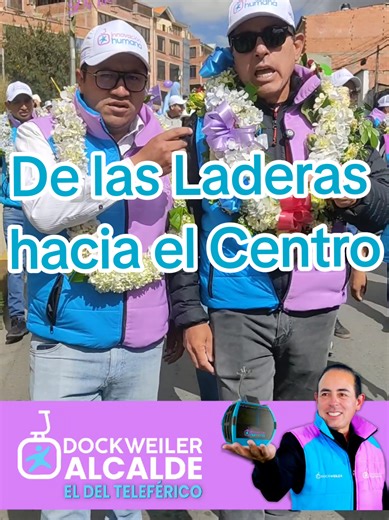 Venimos trabajando desde hace más de cuatro años y medio, recorriendo nuestras laderas, escuchando y acompañando a los vecinos que día a día enfrentan la falta de obras y una gestión ausente en zonas que han sido olvidadas. Con César Dockweiler, el de los Teleféricos, eso va a cambiar. Vamos a trabajar desde las laderas hacia el centro, priorizando a quienes más lo necesitan y construyendo una gestión cercana, eficiente y comprometida, como nunca antes. Este cambio será posible con tu apoyo. Mar
