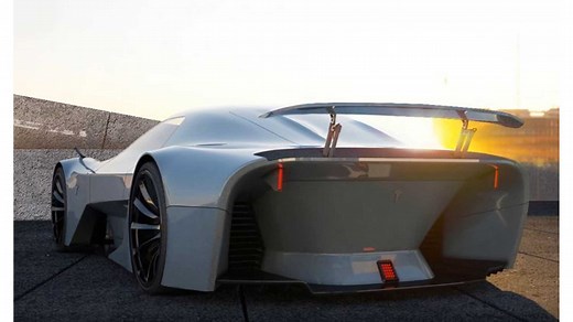 Tesla Model H Electric Supercar Rendered - (w/video)