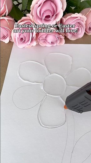 Easy Spring or Easter Craft for Preschoolers! 🌸