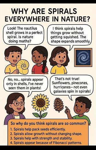 Spiral in nature #maths #spiral