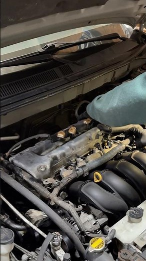 Routine maintenance on the matrix #cars #toyota #maintenance #shorts