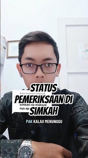 Status Awaiting Inspection on SIMKAH WEB