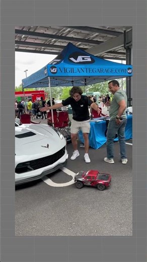 Full crash video, link in bio! 🤯 Corvette chaos at Vigilante Garage.