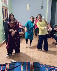 Shut up n get up on the dance floor sistas 😎 #dancingbride #dance #sisters #weddingfun #myvillage #chill #music #fun | Ritu Phogat