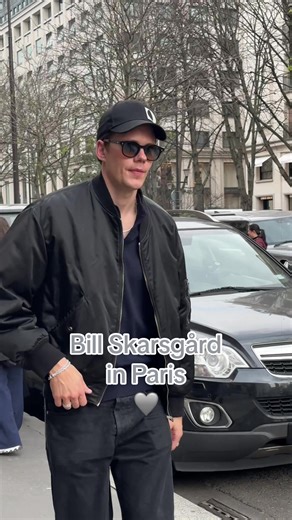 Bill Skarsgård Stuns at Paris Fashion Week